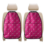 Pink Sweet Lollipop Pattern Print Car Seat Organizers