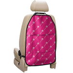 Pink Sweet Lollipop Pattern Print Car Seat Organizers