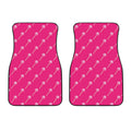 Pink Sweet Lollipop Pattern Print Front Car Floor Mats