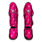 Pink Sweet Lollipop Pattern Print Muay Thai Shin Guard
