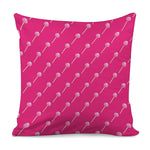 Pink Sweet Lollipop Pattern Print Pillow Cover