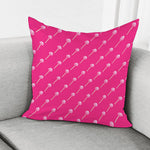 Pink Sweet Lollipop Pattern Print Pillow Cover