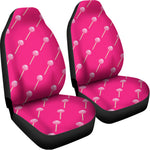 Pink Sweet Lollipop Pattern Print Universal Fit Car Seat Covers