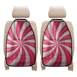Pink Swirl Candy Print Car Seat Organizers