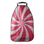 Pink Swirl Candy Print Car Seat Organizers