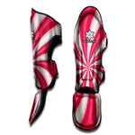 Pink Swirl Candy Print Muay Thai Shin Guard