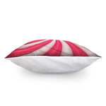 Pink Swirl Candy Print Pillow Cover