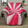 Pink Swirl Candy Print Recliner Protector