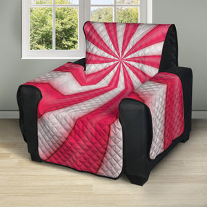 Pink Swirl Candy Print Recliner Protector