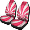 Pink Swirl Candy Print Universal Fit Car Seat Covers