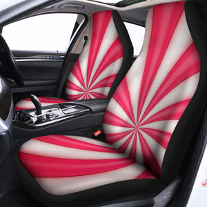 Pink Swirl Candy Print Universal Fit Car Seat Covers