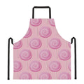 Pink Swirl Lollipop Pattern Print Apron