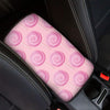 Pink Swirl Lollipop Pattern Print Car Center Console Cover