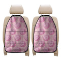 Pink Swirl Lollipop Pattern Print Car Seat Organizers