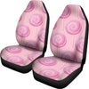 Pink Swirl Lollipop Pattern Print Universal Fit Car Seat Covers