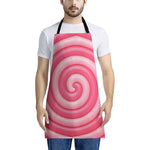 Pink Swirl Lollipop Print Apron