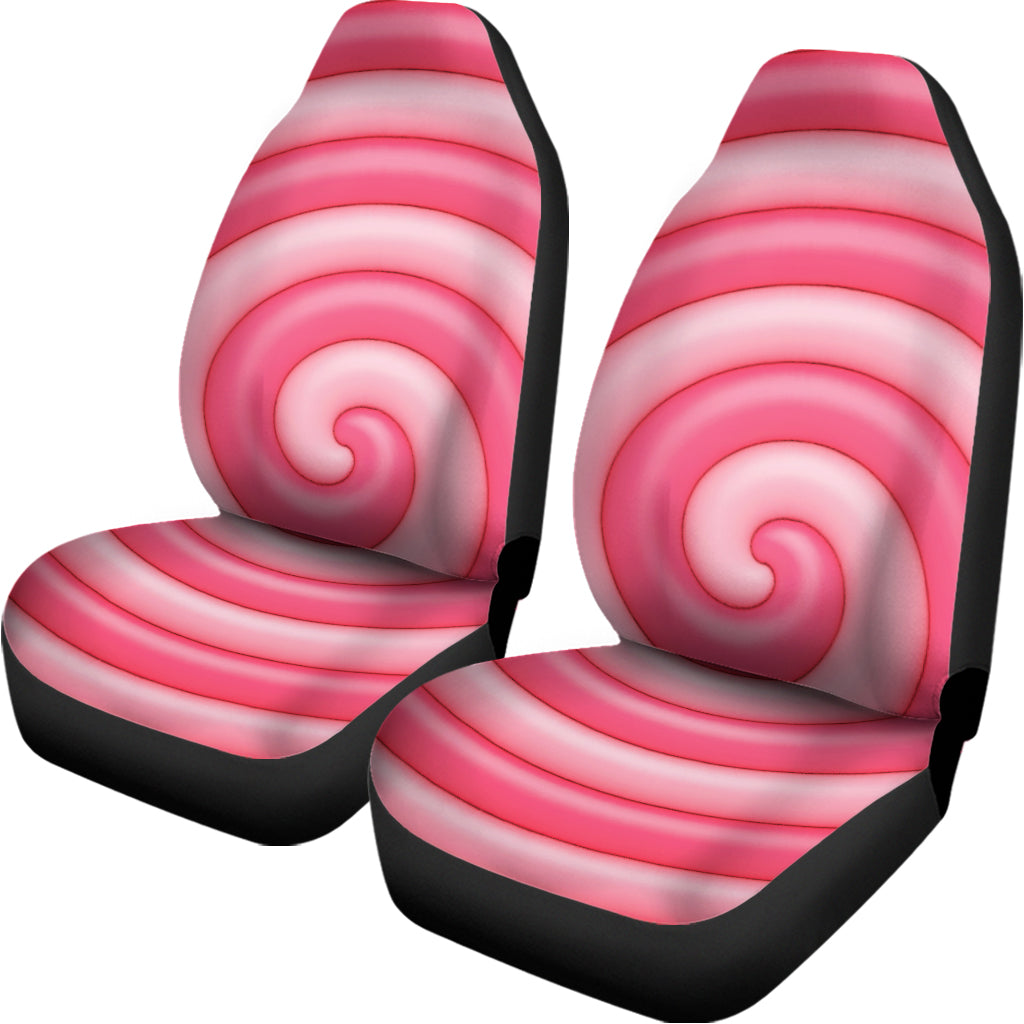 Pink Swirl Lollipop Print Universal Fit Car Seat Covers