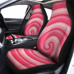 Pink Swirl Lollipop Print Universal Fit Car Seat Covers