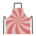 Pink Swirl Print Apron