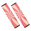 Pink Swirl Print Car Seat Belt Covers