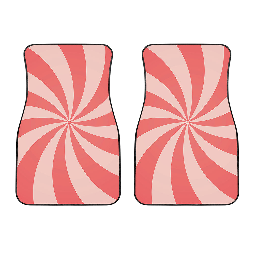 Pink Swirl Print Front Car Floor Mats