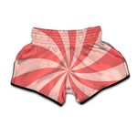 Pink Swirl Print Muay Thai Boxing Shorts