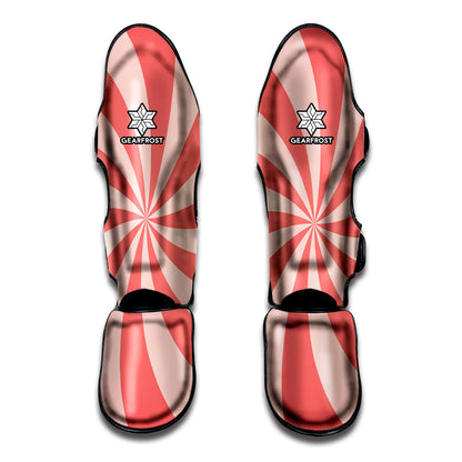 Pink Swirl Print Muay Thai Shin Guard