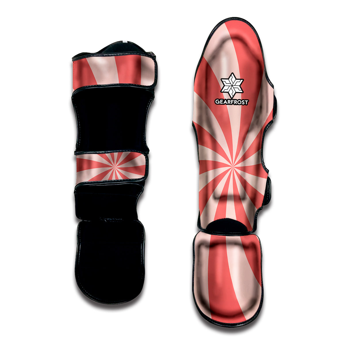 Pink Swirl Print Muay Thai Shin Guard