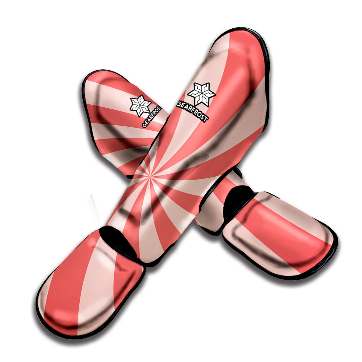 Pink Swirl Print Muay Thai Shin Guard