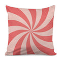 Pink Swirl Print Pillow Cover