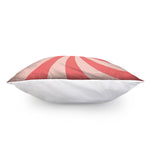 Pink Swirl Print Pillow Cover