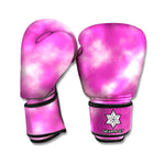 Pink Tie Dye Print Boxing Gloves