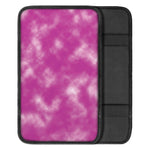 Pink Tie Dye Print Car Center Console Cover