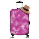 Pink Tie Dye Print Luggage Cover