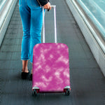 Pink Tie Dye Print Luggage Cover