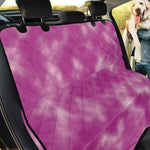 Pink Tie Dye Print Pet Car Back Seat Cover