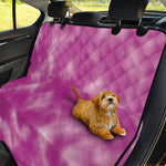 Pink Tie Dye Print Pet Car Back Seat Cover