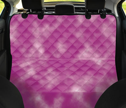 Pink Tie Dye Print Pet Car Back Seat Cover
