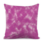 Pink Tie Dye Print Pillow Cover