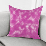 Pink Tie Dye Print Pillow Cover