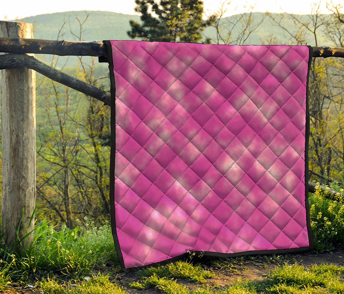 Pink Tie Dye Print Quilt