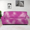 Pink Tie Dye Print Sofa Cover