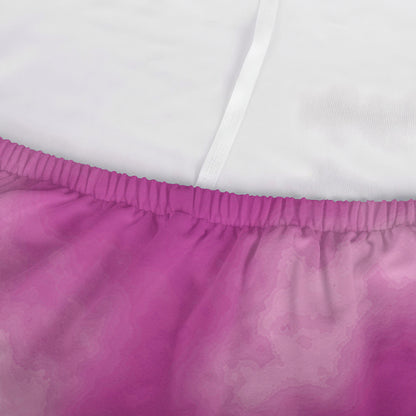Pink Tie Dye Print Sofa Cover