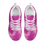 Pink Tie Dye Print White Sneakers