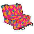 Pink Tropical Banana Pattern Print Pet Car Back Seat Cover