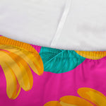 Pink Tropical Banana Pattern Print Sofa Cover
