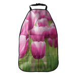 Pink Tulip Print Car Seat Organizers