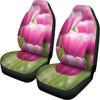 Pink Tulip Print Universal Fit Car Seat Covers