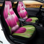 Pink Tulip Print Universal Fit Car Seat Covers