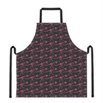 Pink Tyrannosaurus Fossil Pattern Print Apron